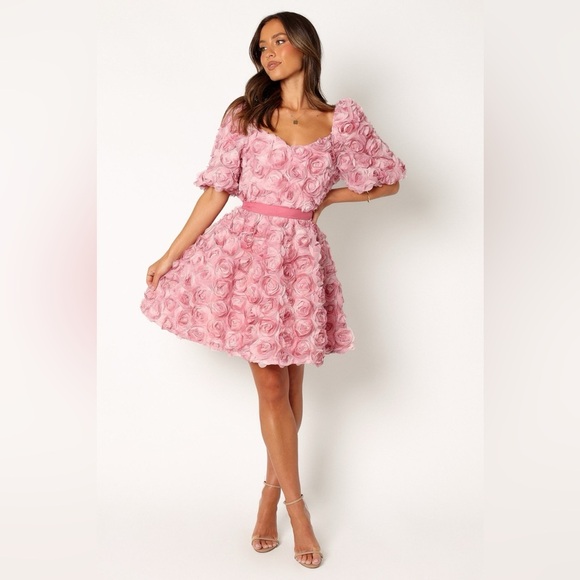 Petal & pup rosette floral garden party dress nwot - Picture 2 of 6